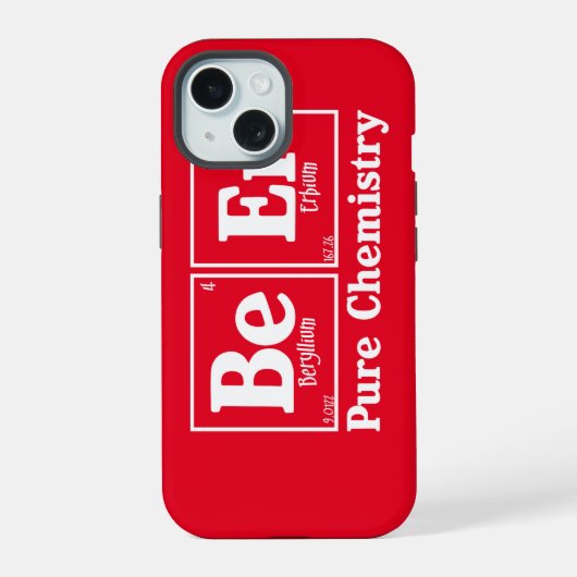 ピュア・ケミストリー2 iPhone 15ケース (裏面)