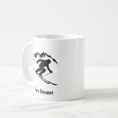 "ピュア・ディセント" コーヒーマグカップ (正面左)