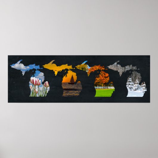 ピュア・ミシガン・シーズンズのアートワーク・ポスター ポスター (正面)