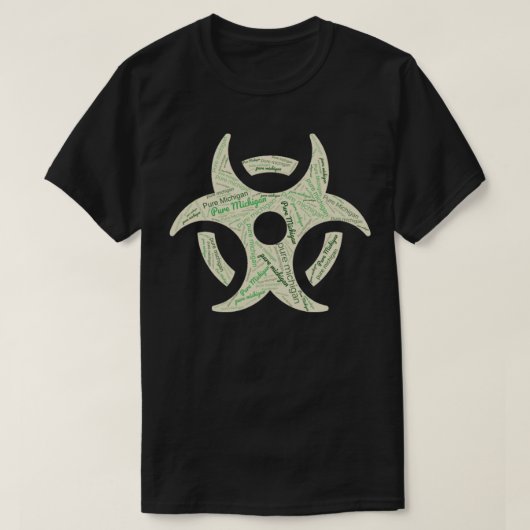 ピュア・ミシガン Tシャツ (デザイン正面)