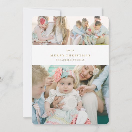 ピュア | 休日の写真カード シーズンカード (正面)