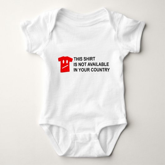 ピュアIrony – ライトシャツ ベビーボディスーツ (正面)