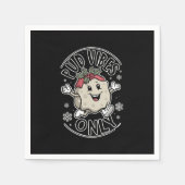 ピュッドビーブスオンリーおもしろいクリスマス スタンダードカクテルナプキン (正面)