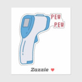 ピューおもしろいナースカスタムカットビニール シール (シート)