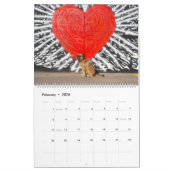 ピューグル2024 カレンダー (2月 2026)