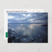 ピュージェットサウンドシアトルワシントン州 ポストカード (正面/裏面)