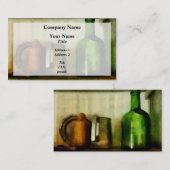 ピューターマグアンドグリーンボトル 名刺 (正面/裏面)