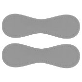 ピューター無地の灰色 |クラシックエレガント ソフトボール (パネル)