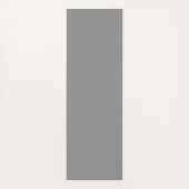 ピューター無地の灰色 |クラシックエレガント ヨガマット (裏面)