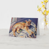 "ピューマ"カード カード (黄色い花)