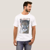 ピューマ、クーガー、フロリダパンサー、山猫 Tシャツ (正面フル)