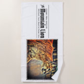 ピューマ ビーチタオル (正面)