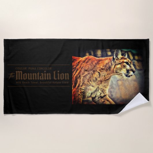 ピューマ ビーチタオル (正面)