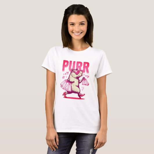 ピューリーチルカピバラのシャツ Tシャツ (正面フル)