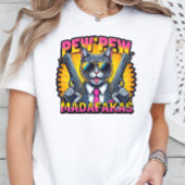 ピュー・ピュー・マダクールファカス猫とスタイルとピストル スウェットシャツ