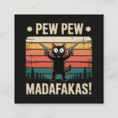 ピュー ピュー マダファカス スクエア名刺 (裏面)