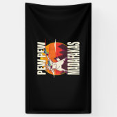 ピュー・ピュー・マダファカス・ピュー・マダファカス・ヤギ 横断幕 (縦)