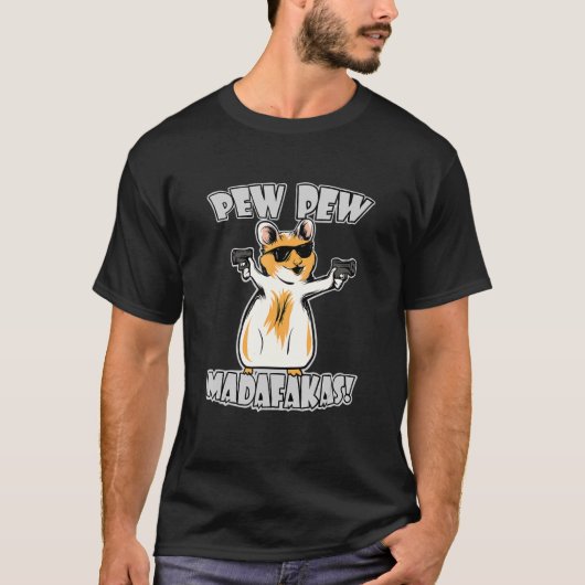 ピュー・マダファカス – ハムスター Tシャツ (正面)
