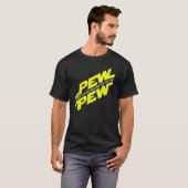 ピューSci-Fiゲーマー男性へノイズ、女性、少年たち Tシャツ (正面フル)