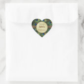 ピョックのフェザー50誕生祝いステッカー ハートシール (バッグ)