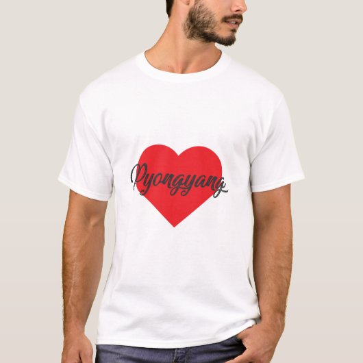 ピョンヤンが大好き Tシャツ (正面)