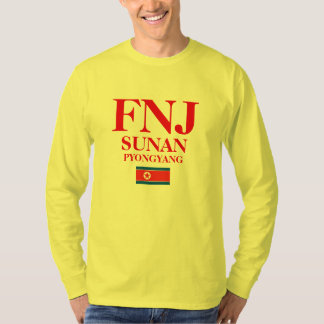 ピョンヤン国際的空港シャツ Tシャツ