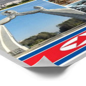 ピョンヤン – 北朝鮮 –  ポスター (角)