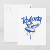 ピョートル・イリッチ・チャイコフスキーSWAN LAKE ポストカード (正面/裏面)