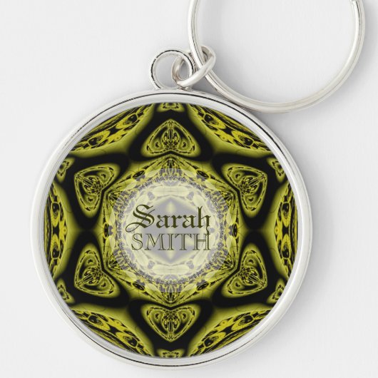 ピヨテラブハート名前をカスタムするキーチェーン キーホルダー (正面)