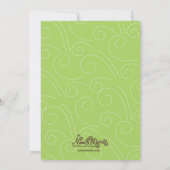 ピヨピヨ黄色のひよこイースターパーティーの招待状 招待状 (裏面)