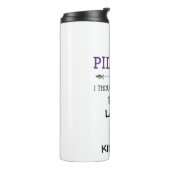 ピラおもしろいテパーソナライズされたィス タンブラー (回転左)