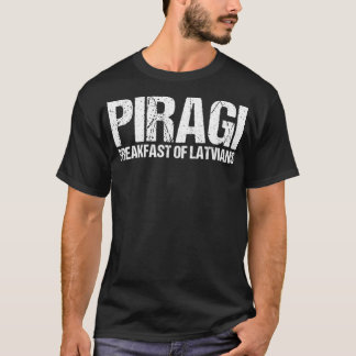 ピラギブレックファーストオブラトビアンベーコンブンフードラトビア Tシャツ