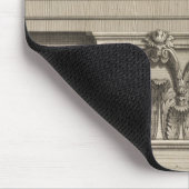 ピラスターの基盤、首都およびEntablature マウスパッド (コーナー)