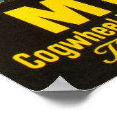 ピラタス山スイスヴィンテージ旅行ポスター ポスター (角)