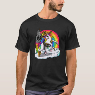 ピラチコーン 虹のユニコーン海賊 Tシャツ