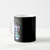 ピラットコスチューム帽子のパイ率 コーヒーマグカップ (正面左)