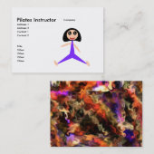 ピラツインストラクター 名刺 (正面/裏面)