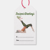 ピラツクリスマスギフトラベル ギフトタグ (正面)