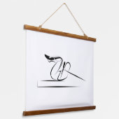 ピラツコーディネーションポーズ – リフォーマー 吊り下げ型タペストリー (傾斜あり)