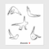 ピラツスクラップブック文房具スタンプ シール (シート)