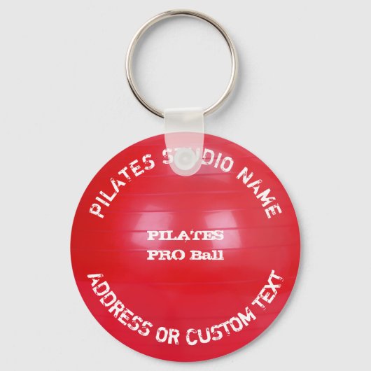 ピラツスタジオオーナーピラツクラスピラティス先生 キーホルダー (正面)