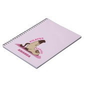 ピラツバトラストレーニングキティキャットノート ノートブック (左側)