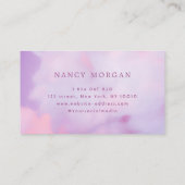 ピラツパープルホログラフィック名刺 名刺 (裏面)