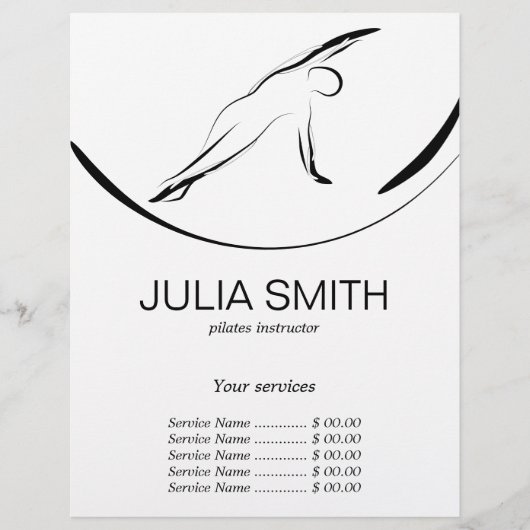 ピラツポーズサイドベンドフライヤー チラシ (正面)