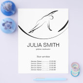 ピラツポーズサイドベンドフライヤー チラシ (シングル)