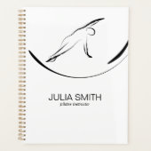 ピラツポーズサイドベンドフライヤー プランナー手帳 (正面)