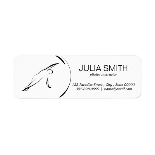 ピラツポーズサイドベンドフライヤー ラベル (正面)