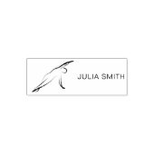 ピラツポーズサイドベンド セルフインキングスタンプ (デザイン)