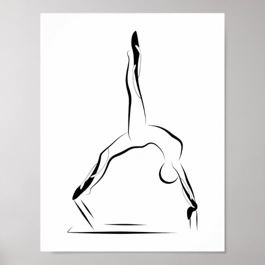 ピラツポーズピミニマルラテスポーズピラツリフォーマー ポスター (正面)