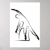 ピラツマーメイドポーズ – Wunda Chair ポスター (正面)